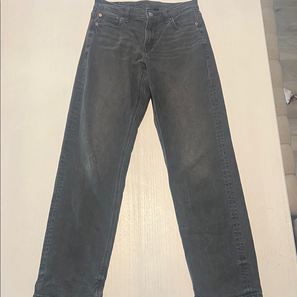 American Eagle Outfitters Women's Black High Rise Jeans